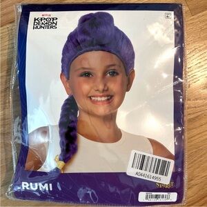 Spirit Purple Braided Costume Wig